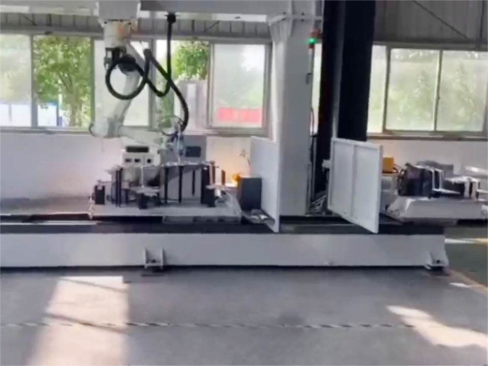 محطة عمل قطع الليزر 3D الروبوت