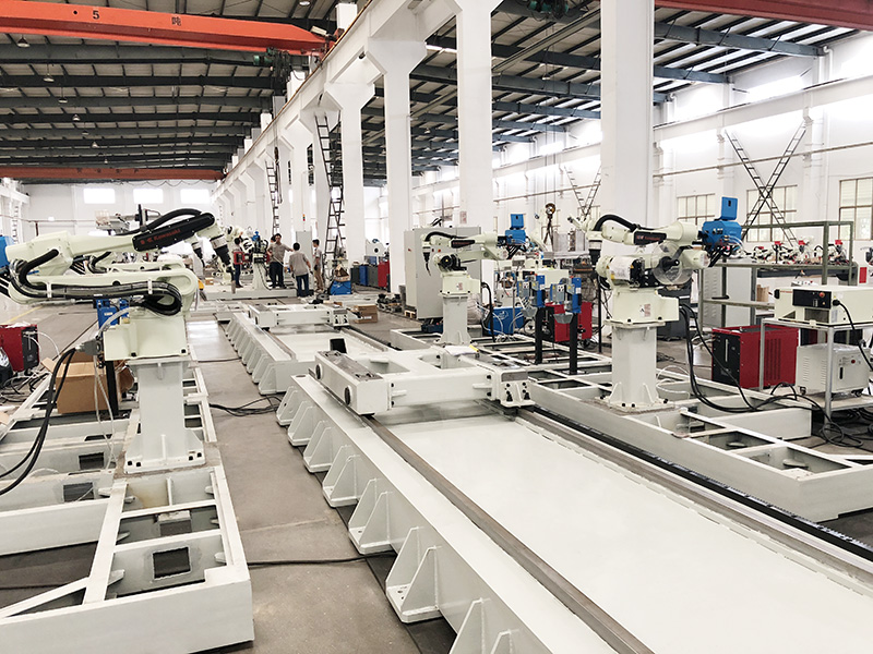 Industrial welding robots